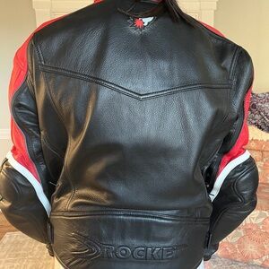 Joe Rocket Black and Red Bomber Jacket